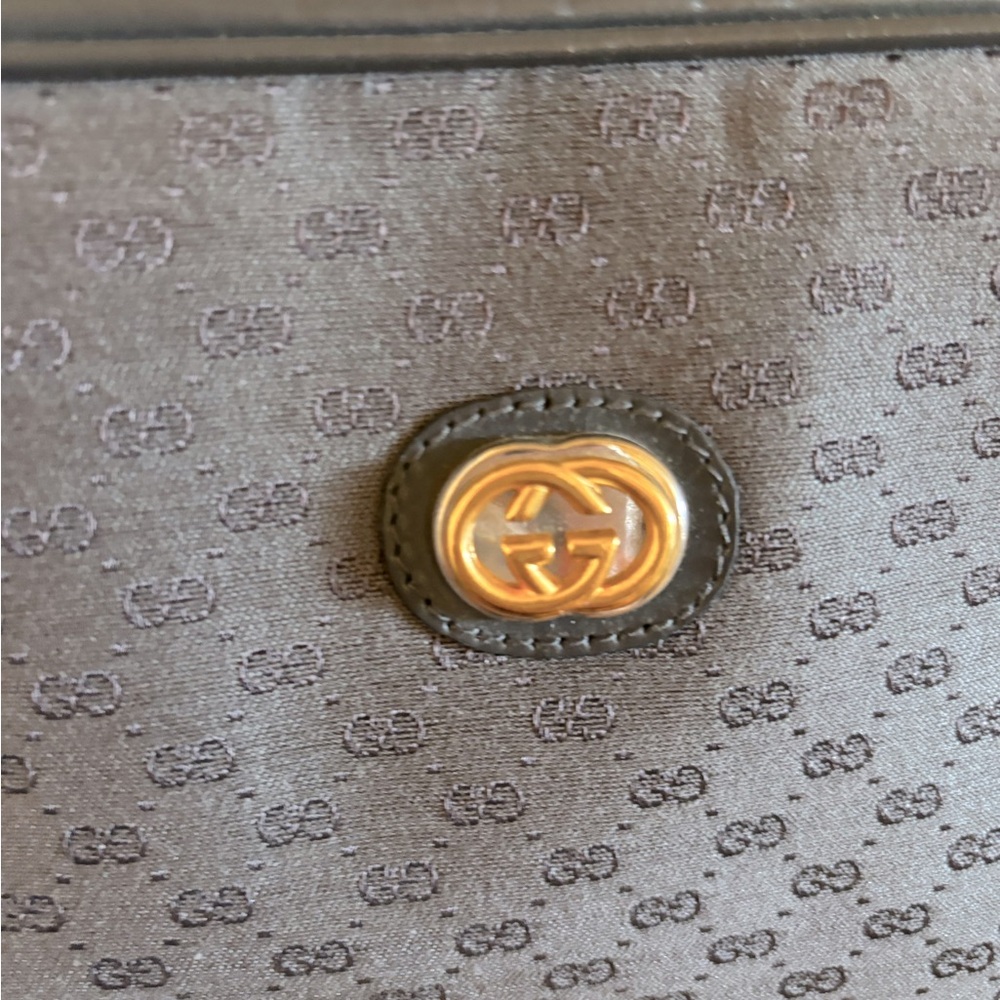 Vintage Gucci Accessory Line Micro GG Monogram Crossbody bag Coin Makeup Pouch - Picture 5 of 12